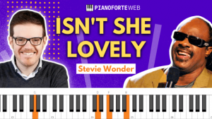 Isn't she lovely spartito pianoforte