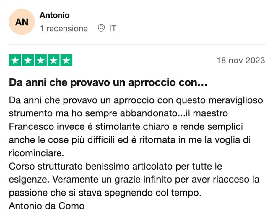 antonio recensione