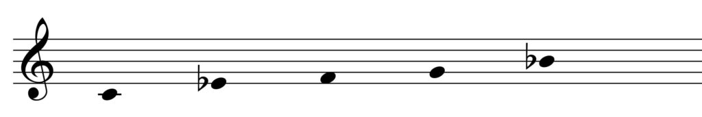 Scala Pentatonica Minore Do