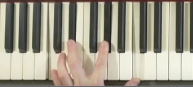 Diteggiatura La bemolle maggiore mano sinistra