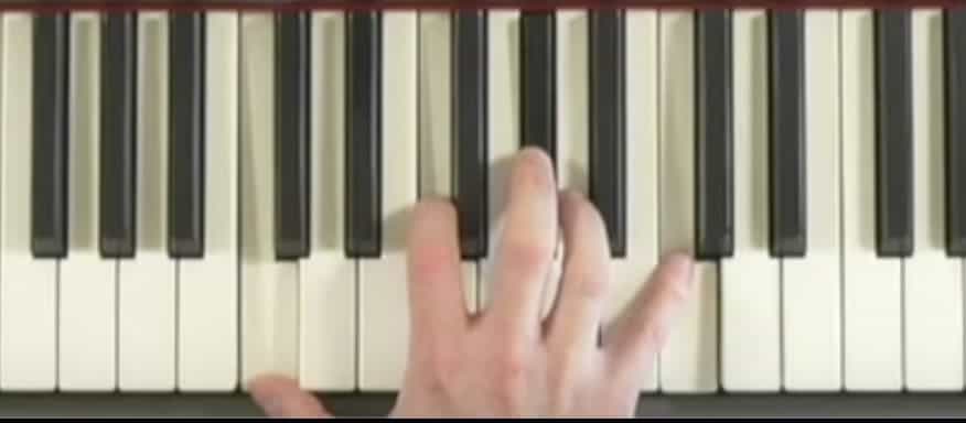 Diteggiatura Fa maggiore mano destra