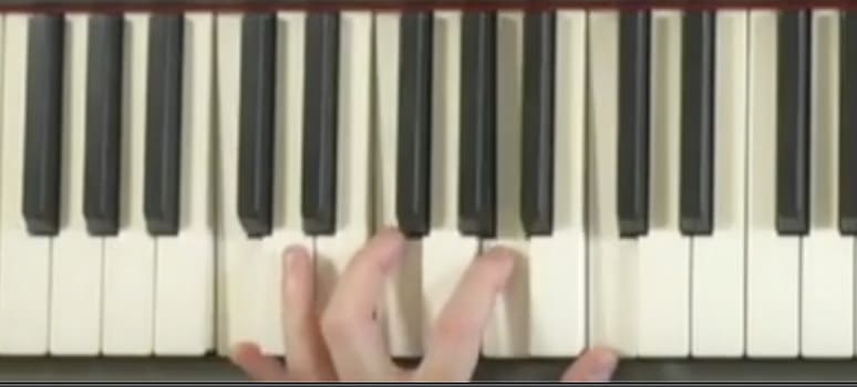 Diteggiatura fa maggiore mano sinistra