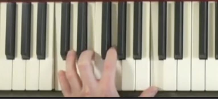 Diteggiatura Do maggiore mano sinistra