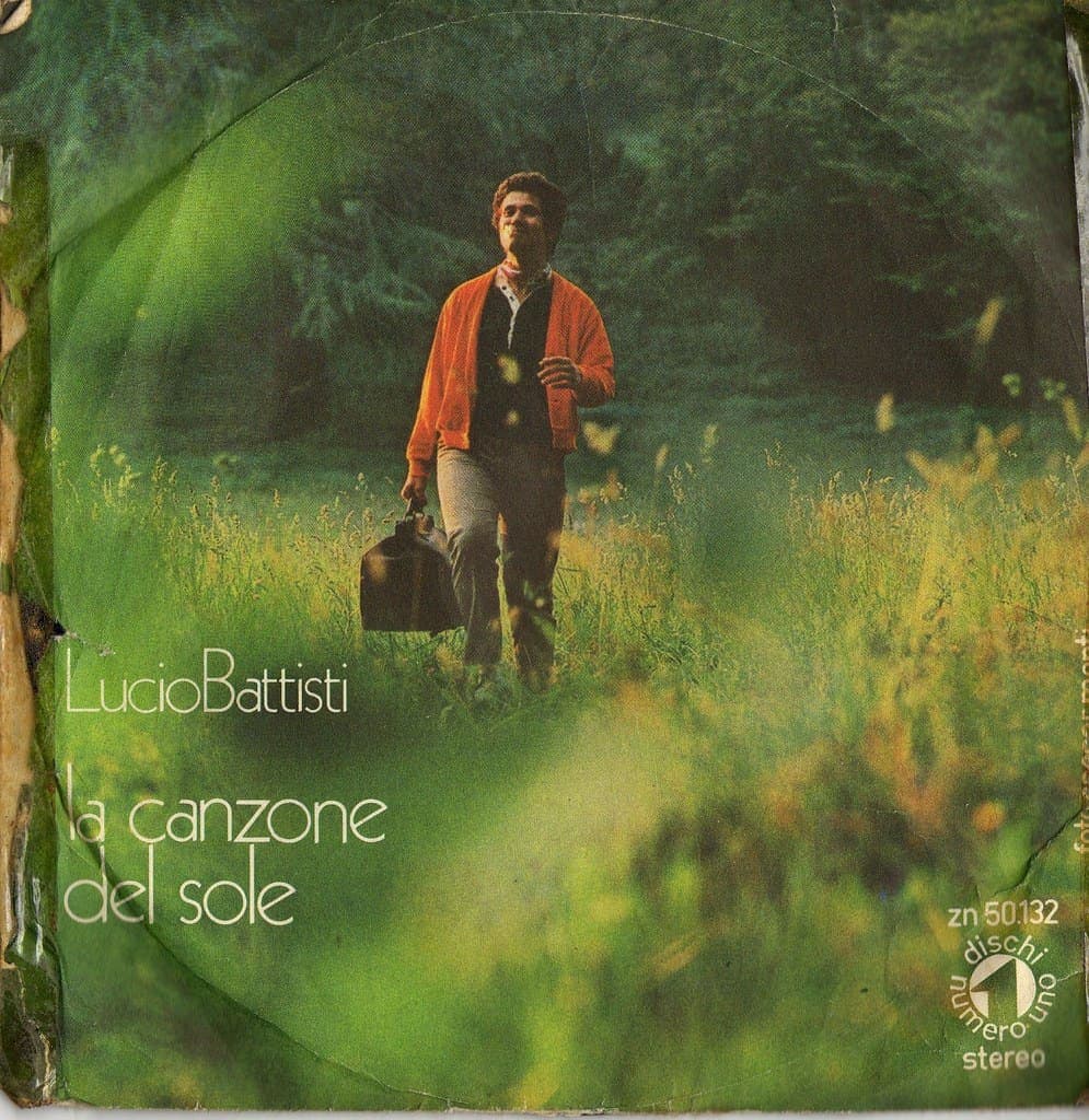 la canzone del sole copertina album