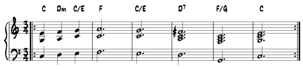 progressione armonica 5