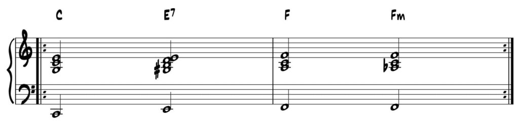 progressione armonica 4